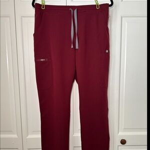FIGS Women’s Burgundy Yola Scrub Pants